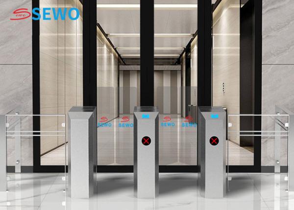 Automatic Retractable Sliding Gate Turnstile Facial Recognition With Qr Code