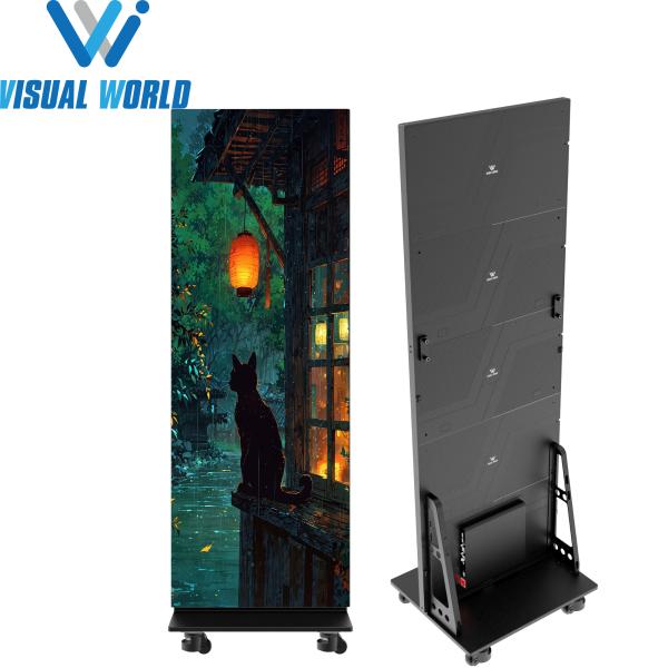 Cheap V-Poster: Slim, High-Brightness LED Display with Seamless Viewing and Front-Service Design for sale
