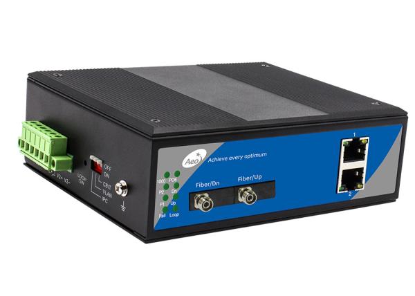 Cheap Cascading Fiber POE Switch , Ultra Low Latency Ethernet Switch for sale