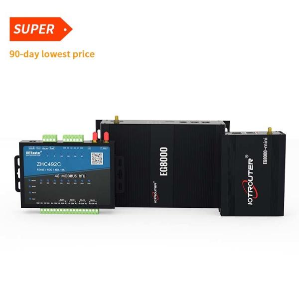Cheap Wireless 4g PLC Edge Computing Gateway Based On Nodered For Data Transmission for sale