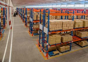 Custom Heavy Duty Storage Racks , Warehouse Storage Pallet Racking System