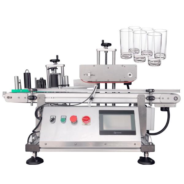 Cheap YM400 Benchtop Automatic Round Bottle Labeling Machine For Jam for sale