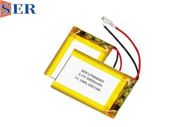 Cheap Li - Ion Pouch Lipo 606065 Lithium Polymer Battery 3.7V 7.4V 11.1V 2500mAh for sale