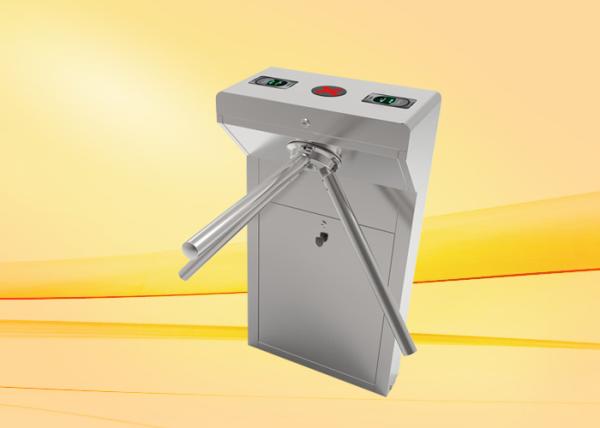 Cheap Waterproof Semi automatic  Access Control Tripod Turnstile Gate With RFID Reader for sale
