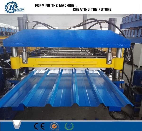 Cheap Customized Sheet Roll Forming Machine For Trapezoidal Roof Cladding Sheet for sale