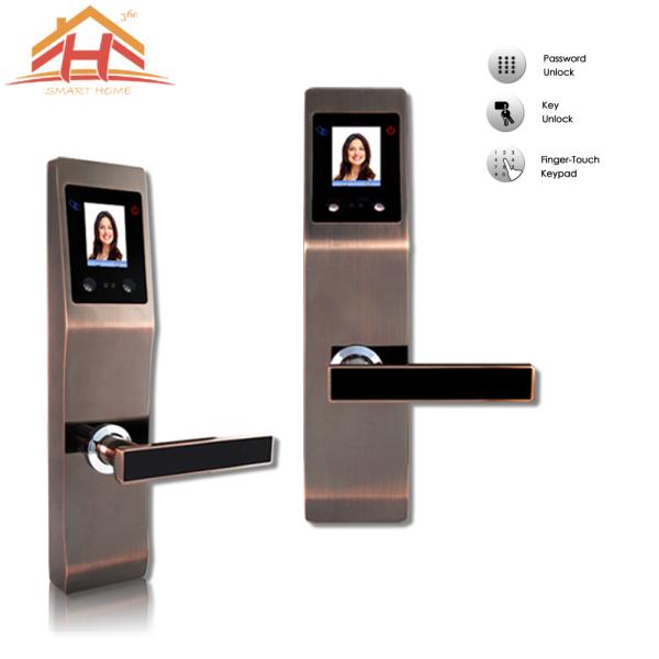 Cheap High Security Face and Password Door Lock With Touch Screen for sale