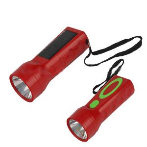 China Anfly 1 super bright LED rechargeable solar powered emergency flashlight on sale