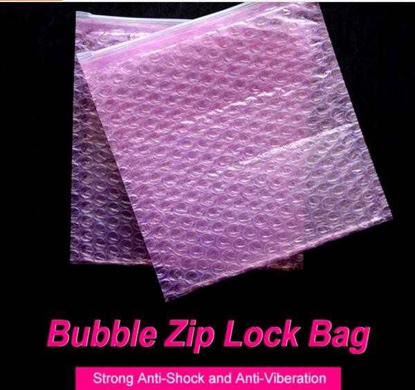 Cheap zipper bubble envelope -printed for sale