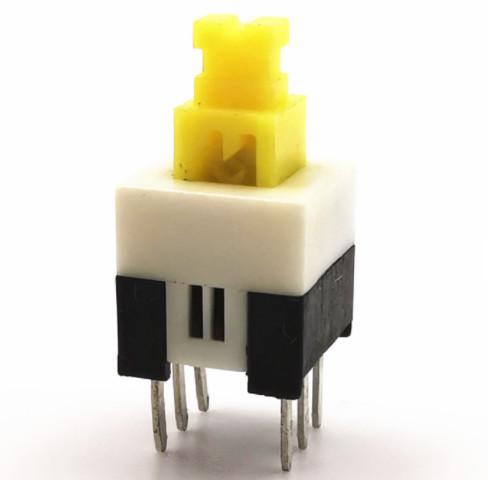 Cheap 6P DIP 7x7 Lock & Non Lock Micro Push Button Switch for sale