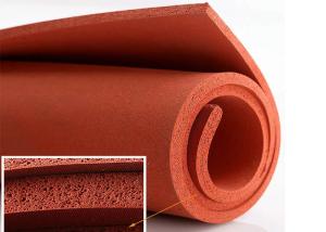 Heat Proof Open Cell Silicone Rubber Foam Sheet High Density