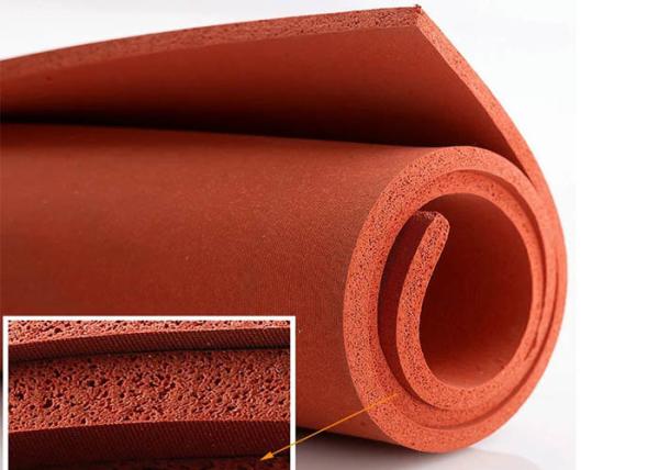 Cheap Heat Proof Open Cell Silicone Rubber Foam Sheet High Density for sale