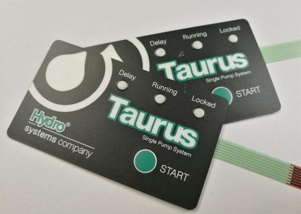 Cheap Printed Circuit Tactile LED Membrane Switch With Embossing Key Rosh for sale