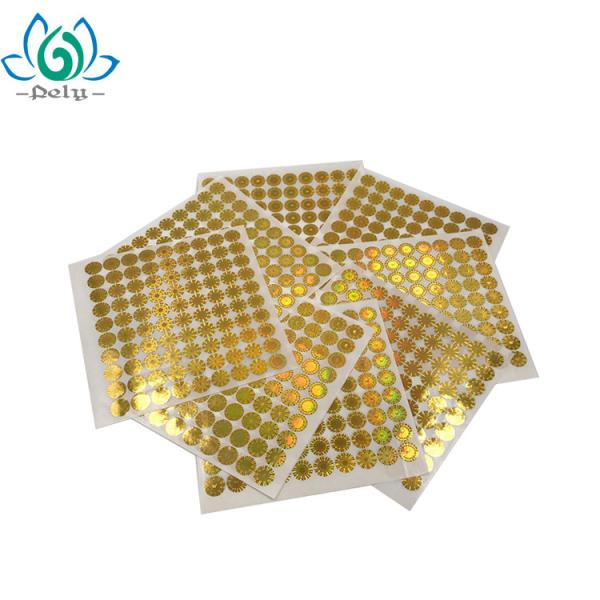 Cheap Anti Counterfeit 3D Tamper Proof Seal Stickers Transparent Hologram for sale