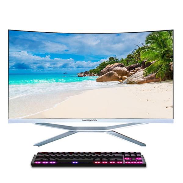 Cheap Curved 27 Inch All In One Pc with Intel Core I5 Processor and Included Mouse Keyboard for sale