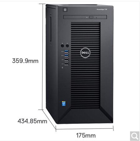 Cheap PowerEdge T30 Server 4-Bay Xeon E3-1225V5 3.3Ghz 4Core/4GB ECC/1TB SATA /DVD RW network server rack server for sale