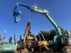 Best Steel Pipe Sheet Pile Driving With Excavator Mounted Vibro Hammer wholesale