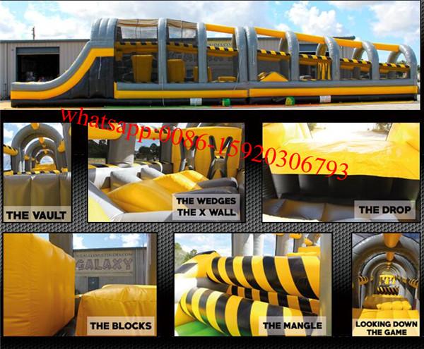 Cheap Toxic Drop Obstacle Course adult inflatable obstacle , obstacle course ideas for sale