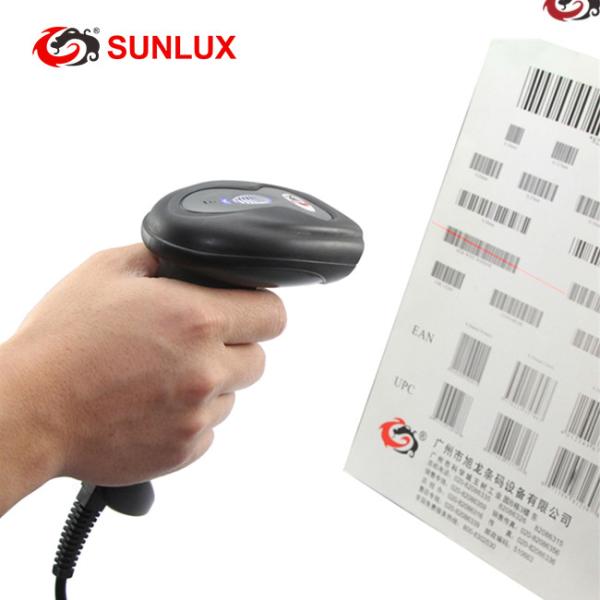 Cheap 1D Handheld Wired Laser Barcode Reader Portable Hand Bar Code Scanner for sale