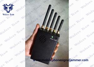 China WiFi GPS Handheld Signal Jammer Cooling Fans Effective In Radiating Heat on sale
