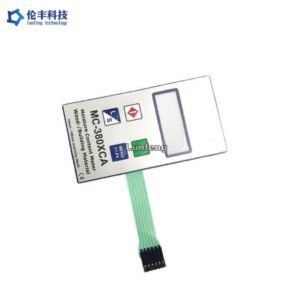 Cheap Customizable LED Membrane Switch With Matte/Glossy PET Surface for sale