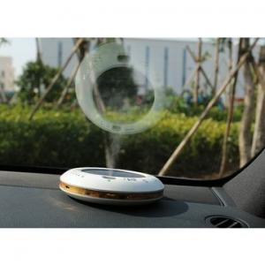China HEPA Anions Car air purifier power from solar and car input white color on sale