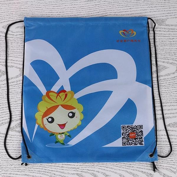 Cheap Portable Custom Drawstring Backpack , Multi Functional Sports Sack Bag for sale