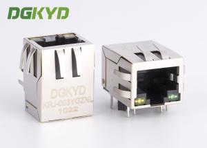 China KRJ-003YGZNL Shielded Cat5 Rj45 Ethernet Connector With Transformer Y/G LED on sale