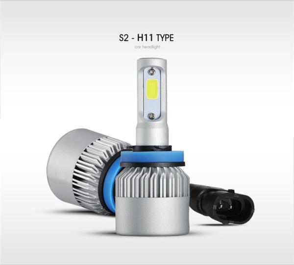 Cheap 7600Lumen Dual Color LED Headlight Bulb Kit For Car Led Replacement High Low Beam for sale