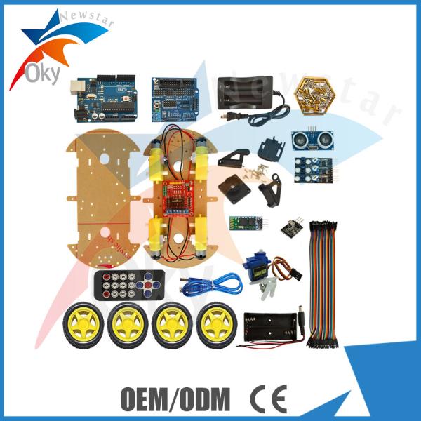 Cheap Customized Robot Electric Remote Control RC Robot Car For Arduino Starters for sale