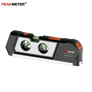4 In 1 Laser Level Meter Multipurpose Cross Line Laser Horizontal Bubble And Level Ruler