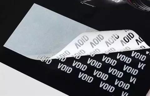 Cheap Environmentally Friendly Void Self Adhesive Security Labels Dot Matrix Hologram for sale