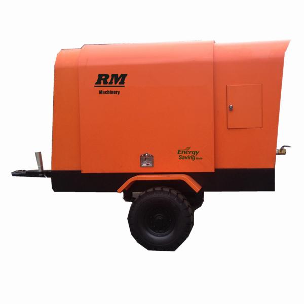 Cheap 2m3/min 7 bar Diesel Screw Portable Air Compressor Portable Diesel Engine Driven Air Compressor for sale