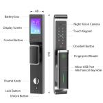 Tuya & TT Lock Smart Digital Door Lock with Camera APP/Fingerprint/Card/