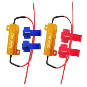 Best Shenzhen RX24 50W 6RJ 6Ohm 8Ohm 10Ohm 8R Canbus 500 Watt 5 Ohm Resistor High Voltage Power Load Resistor 50w 6rj wholesale