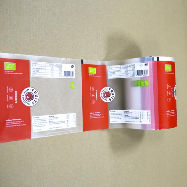 Cheap High-Transparency Frosted Film Roll For Food Packaging Matte Surface Custom Printing for sale