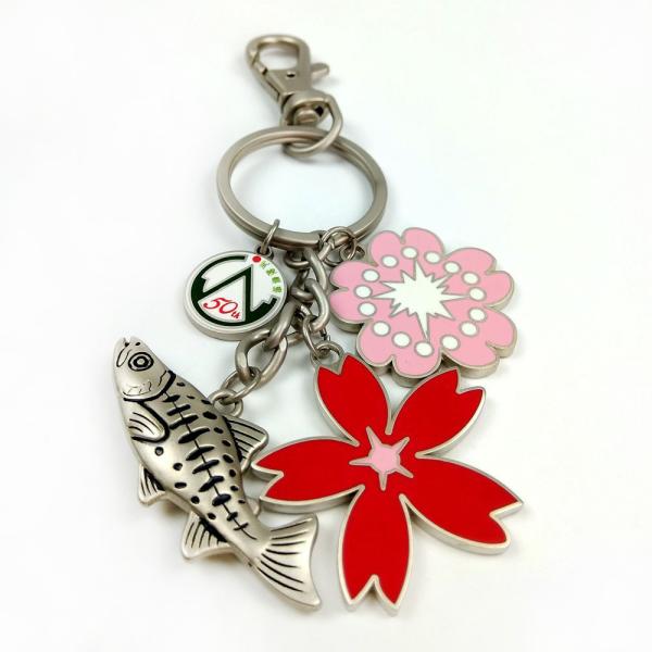 Cheap Zinc Alloy Die Casting Custom Keychains With Soft Enameled for sale