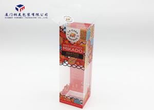 Reed Diffuser PET Custom Printed Plastic Boxes Small Lock On Bottom Lid