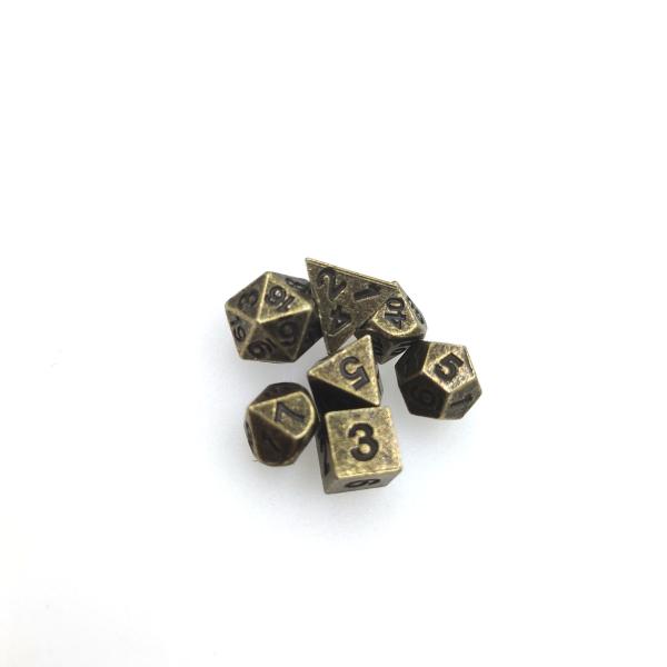 Cheap Board Or Card Game Mini Polyhedral Dice Game Dungeons And Dragons Hand Carved for sale