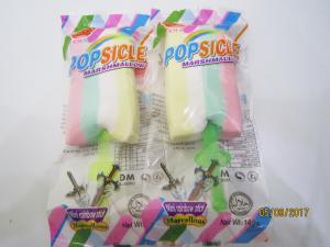 Best 14g Popsicle Fruity Soft Candy Marshmallow With Mini Rainbow Stick wholesale