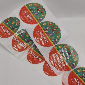 Best CMYK Custom Glossy Label Stickers Circular Printed Self Adhesive Labels wholesale