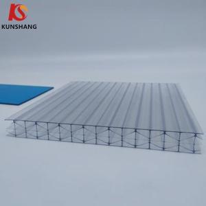Best UV Layer UV 50-70um 2100mm X Structure Honeycomb PC Polycarbonate Hollow Sheet for Roofing Application Protection wholesale