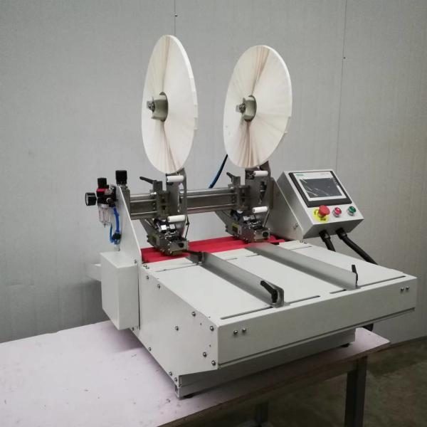 Cheap Semi Automatic Double Sided Tape Pasting Machine With PLC Touch Screen for sale