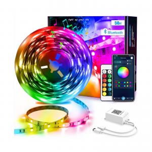 China 6 To 36V 15M 5050 RGB Smart LED Music Light Lights Music Sync Color Changing Flexible on sale