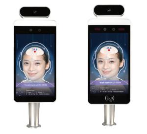 RFID IR Kiosk Face Recognition Thermometers Access Control System