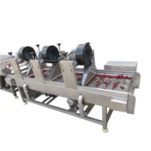 Central kitchen fruit and vegetable washing machine clean vegetable food processing production line