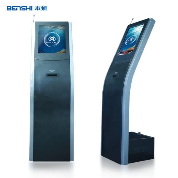 Cheap Wireless Queue Management Kiosk Touch Screen Bank Queue Ticket Dispenser for sale