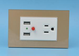 Best High Standard Single Usb Wall Socket , Usb Charger Plug Socket Outlet Easy Installation wholesale