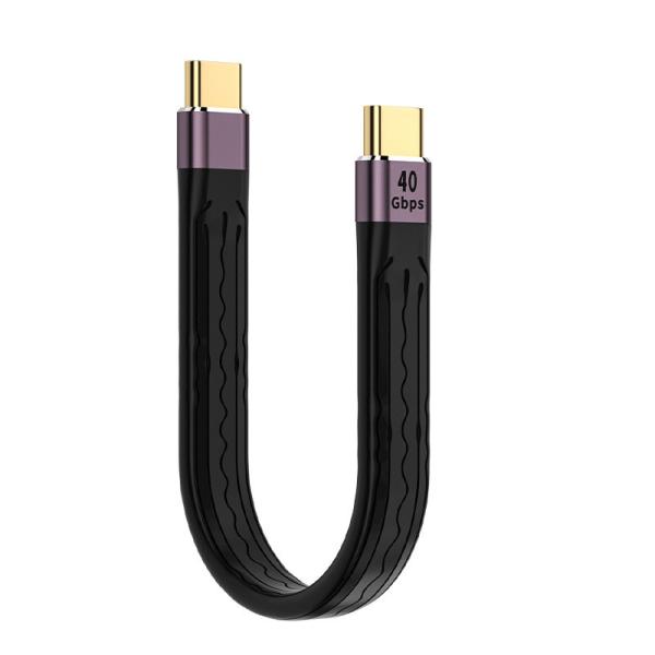 Cheap QC4 / Type C / 40GBps Flexible USB 4 Cable For Computer Power Bank Hard Disk PD for sale