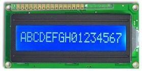 Cheap 16 Character Lcd Display X 1 Line STN Blue Negative With White Backlight for sale