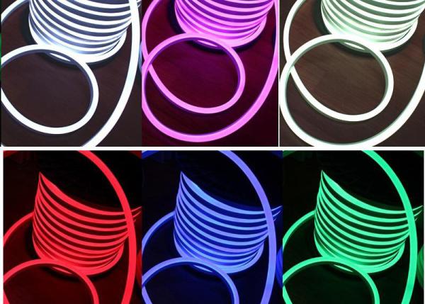 Cheap PVC LED RGB LED Neon Flex Multi Color Changing 110V AC Input Voltage for sale